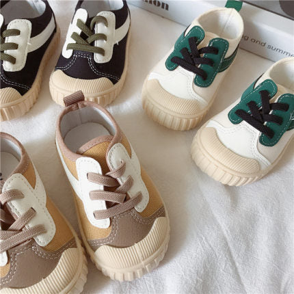 Zapatillas de Lona Infantiles con Suela Antideslizante y Fondo Suave