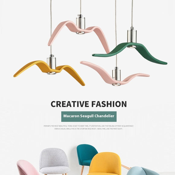 Lámpara Colgante LED Nórdica Personalizable Diseño Macaron Moderno