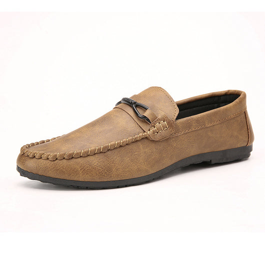 Zapatos Casuales de Cuero con Suela Flexible para Hombre - Image 12