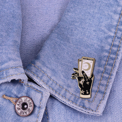 Broche Místico de Mano Luna Tarot - Image 10