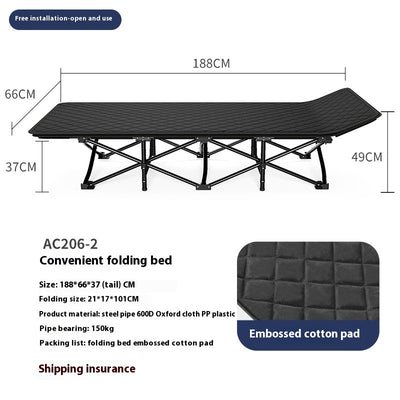 Cama Plegable Portátil para Camping y Oficina - Image 16