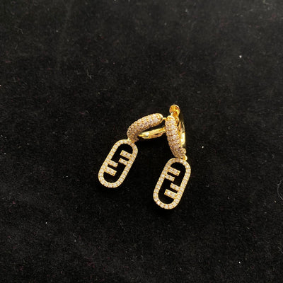 Aretes de Letra F de Alta Moda - Diseño Personalidad - Image 8