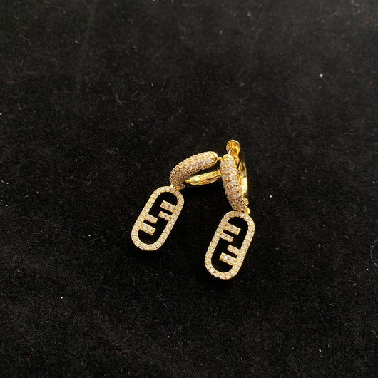 Aretes de Letra F de Alta Moda - Diseño Personalidad - Image 8