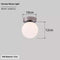 White Light Silver Base - 12cm