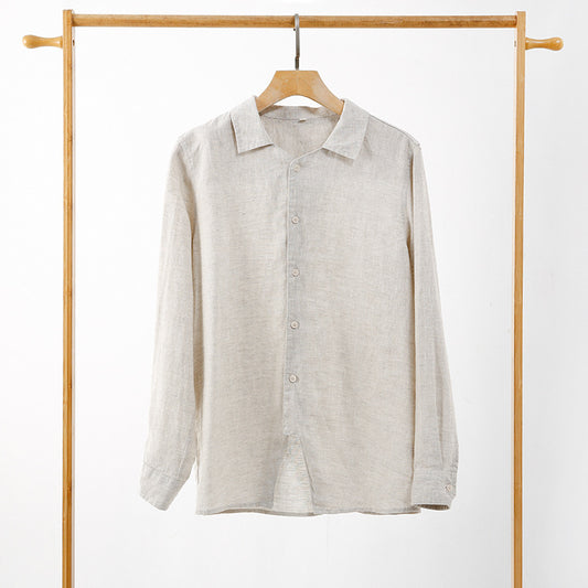 Camisa de Lino para Hombre Primavera Verano - Image 2