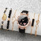 Reloj de Cuarzo con Diamantes y Pulsera de Cuentas para Mujer