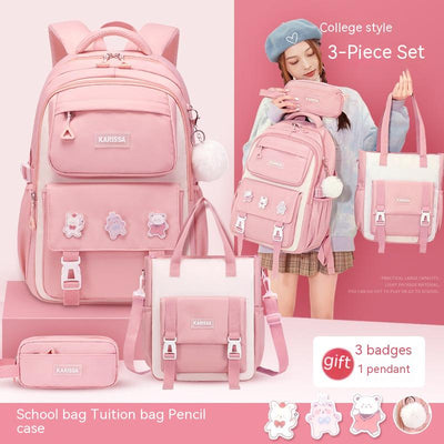 Mochila Escolar Impermeable para Niñas - Gran Capacidad y Resistente - Image 26