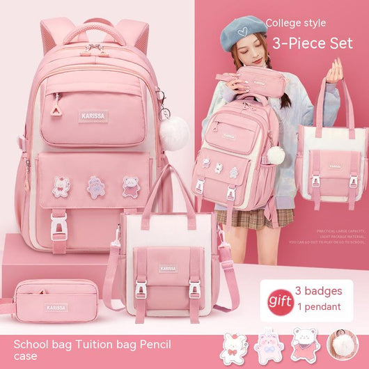 Mochila Escolar Impermeable para Niñas - Gran Capacidad y Resistente - Image 26