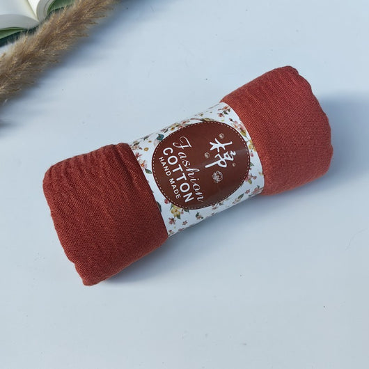 Pañuelo de Algodón y Lino Arrugado Monocromático - Image 70