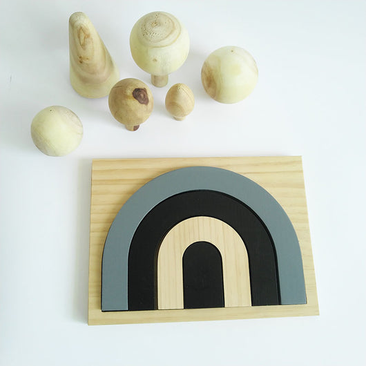 Bloques de Madera Arcoíris - Puzzle Educativo - Image 9