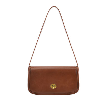 Bolso Cuadrado Pequeño de Piel PU en Colores Sólidos - Image 5