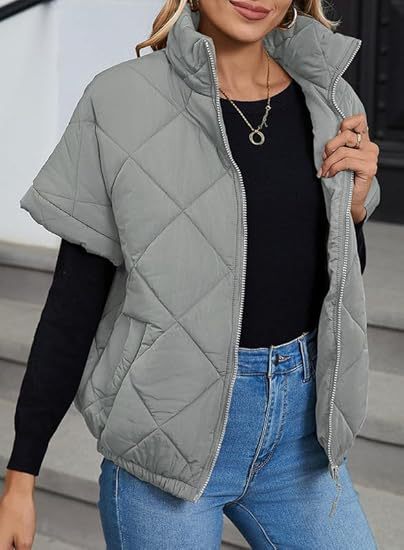 Chaqueta Cálida con Diseño de Diamantes y Bolsillos con Cierre - Image 22