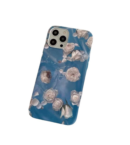 Funda iPhone 12 con Diseño de Flores al Óleo - Image 6