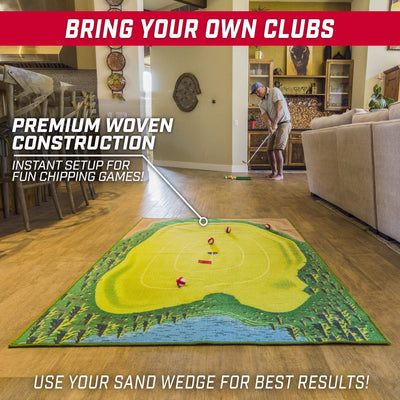 Tapete de Entrenamiento Golf con Trazador de Swing - Práctica Familiar