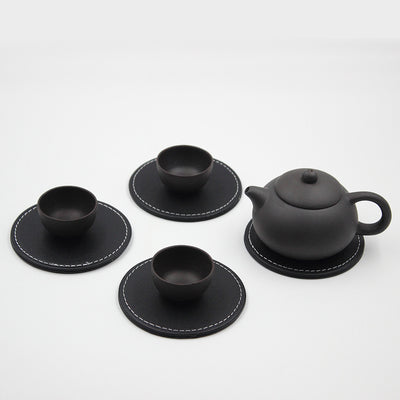 Posavasos de Cuero Profesional Resistente al Calor - Accesorios de Oficina Europeos - Image 5
