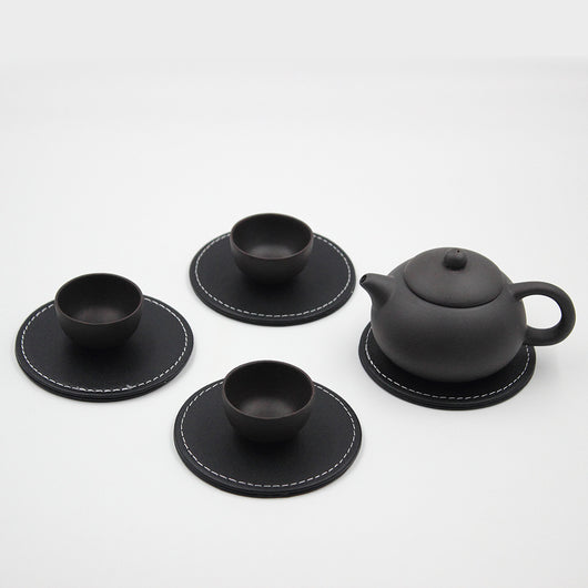 Posavasos de Cuero Profesional Resistente al Calor - Accesorios de Oficina Europeos - Image 5