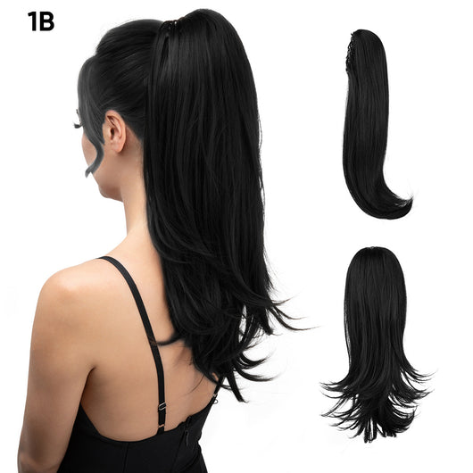 Peluca Corta Estilo Europeo Americana con Cola de Caballo para Mujer - Image 6