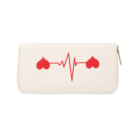 Billetera Canvas Plegable Doble para Estudiantes - Diseño Minimalista - Image 9