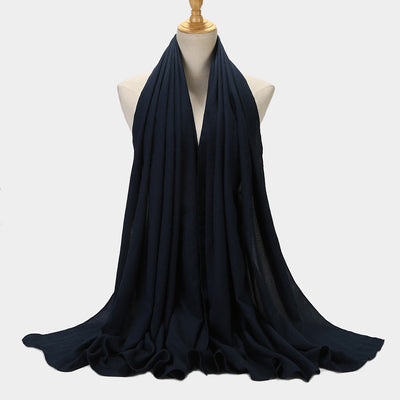 Pañuelo Cuadrado de Algodón y Lino - Diseño Liso y Versátil - Image 6