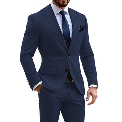 Traje Slim Fit Dos Piezas Gris para Negocios y Reuniones Profesionales - Image 21