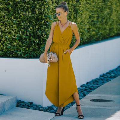 Jumpsuit Deportivo de Color Liso Estilo Europeo y Americano - Image 24