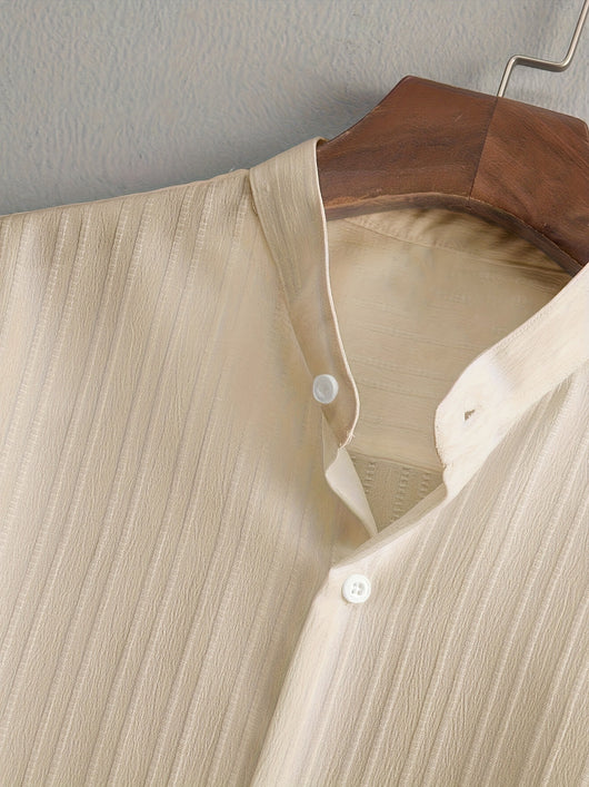 Traje de Playa Multicolor para Hombre - Camisa Casual de Manga Corta - Image 38