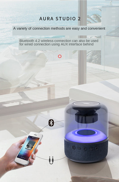 Parlante Inalámbrico Bluetooth con Luces LED Multicolor - Image 11