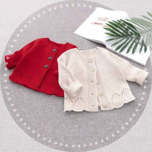 Cardigan Tejido Primavera Otoño para Niñas 1-3 Años - Image 10