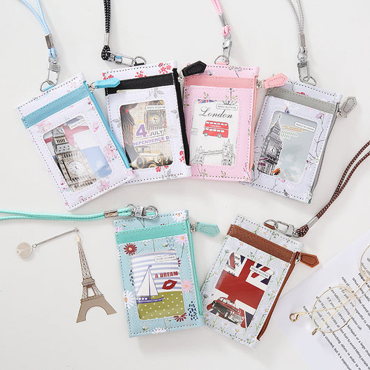 Porta Tarjetas y Documentos en Cuero con Cordón Ajustable - Image 11