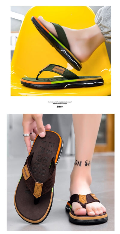 Sandalias Deportivas Hombre Verano Antideslizantes con Correa Tejida - Image 13