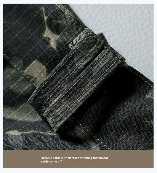 Pantalones Tácticos Multibolsillos Holgados de Trabajo Resistente - Image 18