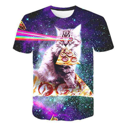 Playera de Verano para Niños Estampado Gatito Coreano - Image 36