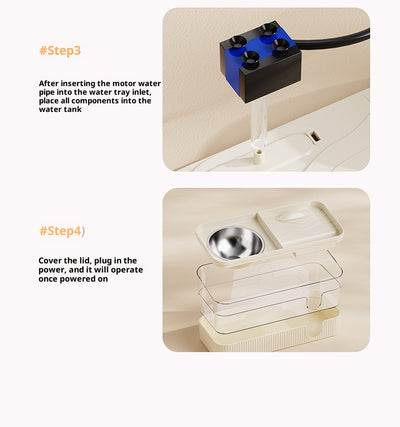 Dispensador Automático de Agua y Alimento para Gatos con Filtración Continua - Image 15