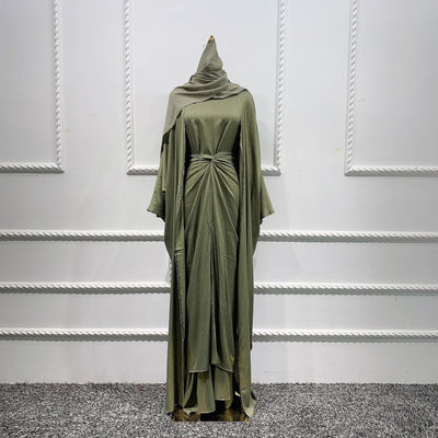 Traje Turco de Tres Piezas Color Sólido - Image 16