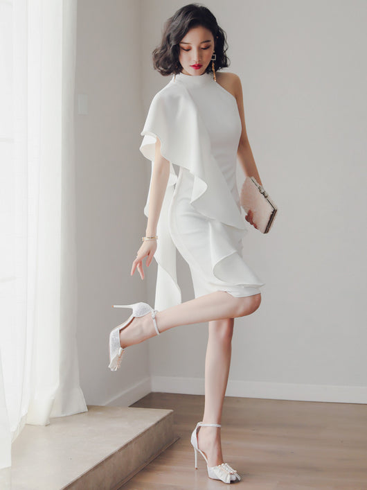 Vestido Corto Blanco para Fiesta y Eventos Especiales - Image 10