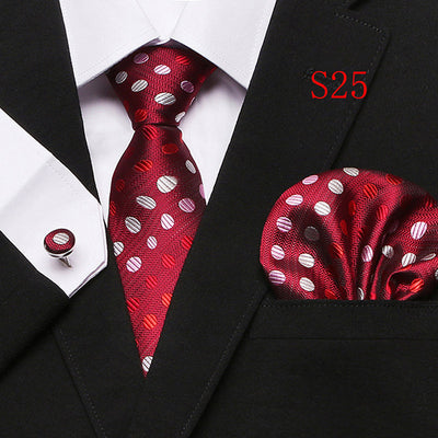 Traje de Tres Piezas Paisley Estilo Europeo y Americano - Image 51