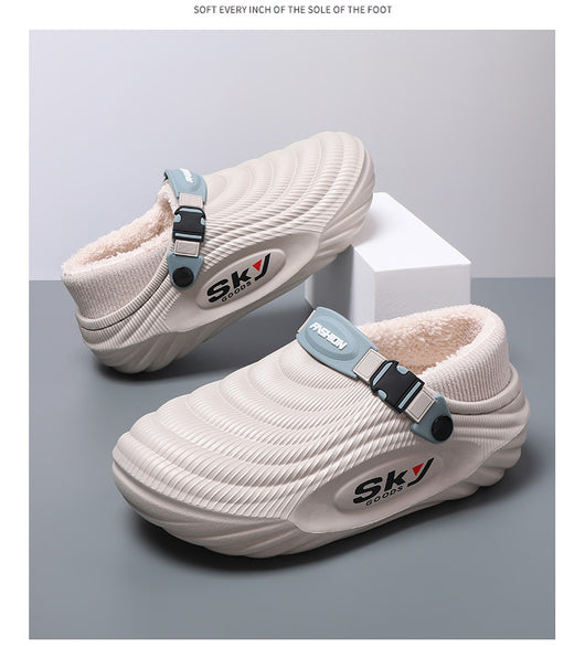 Pantuflas Térmicas para Hombre con Suela Elevadora y Forro Polar - Image 12
