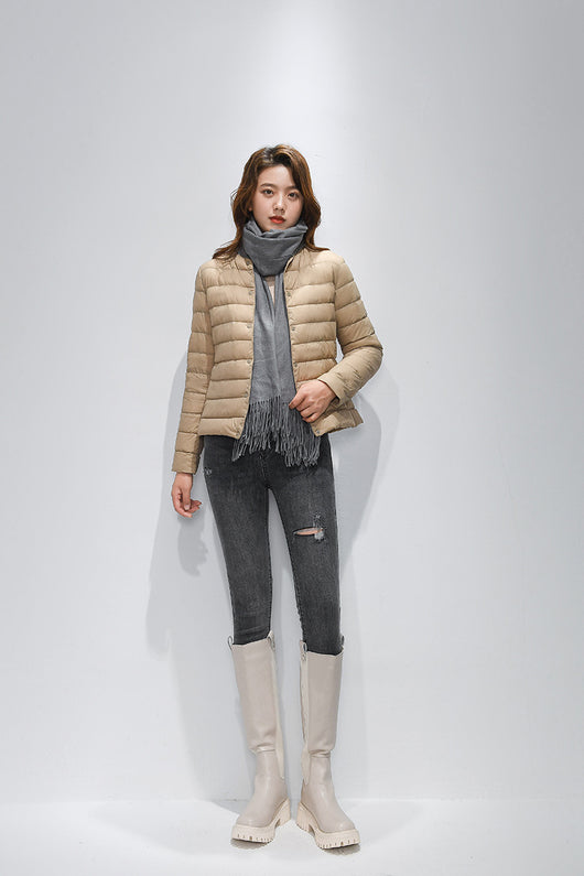 Chaqueta Térmica Ligera Cuello Redondo para Mujer - Image 39