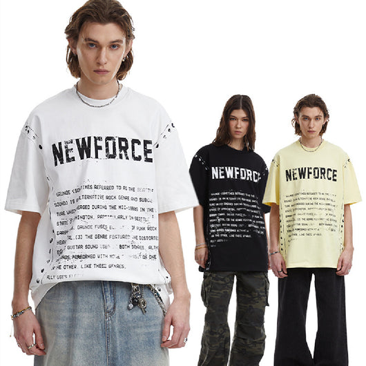 Camiseta Unisex Estilo Vintage con Letras Americanas - Image 12