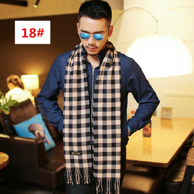 Bufanda Cuadrille Cálida para Hombre - Estilo Casual Versátil - Image 12