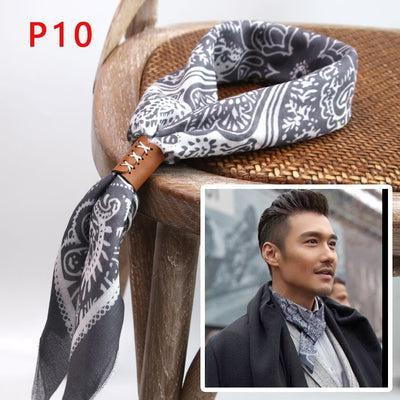 Bufanda de Seda Fina para Hombre - Accesorio Versátil Youth - Image 12