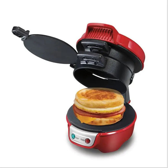 Máquina Multifuncional para Hamburguesas, Sándwiches y Huevos Fritos 110V