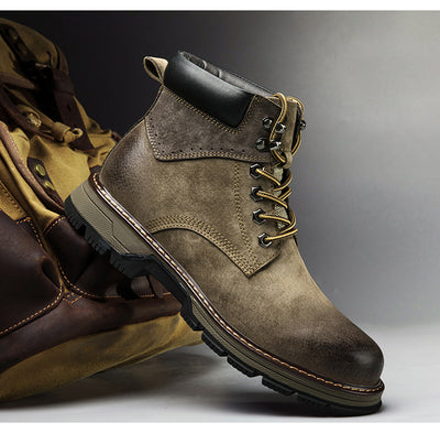Botas Martin de Cuero para Hombre - Estilo Británico Clásico - Image 20