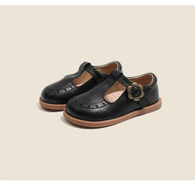 Zapatos de Cuero para Niñas Princesa con Suela Antideslizante - Image 16