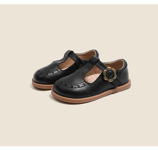 Zapatos de Cuero para Niñas Princesa con Suela Antideslizante - Image 16