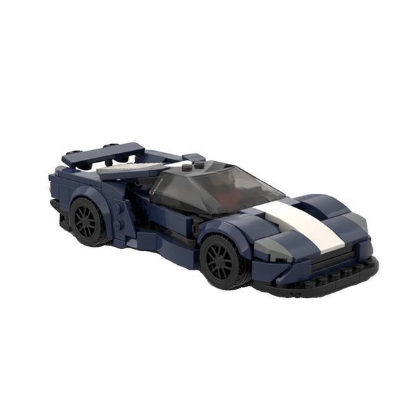 Set de Bloques de Construcción MOC - Auto Deportivo GT en Ruedas