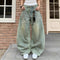 Pantalones Vaqueros Retro Mujer Cintura Alta Pierna Ancha Casual