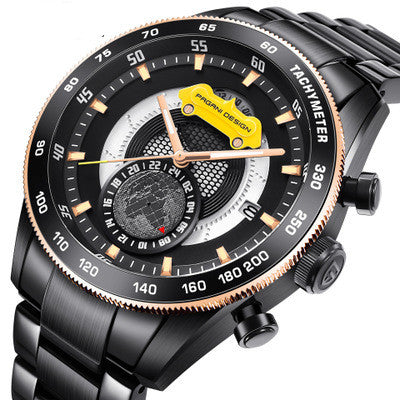 Reloj de Acero Inoxidable para Hombre con Movimiento de Cuarzo - Image 6