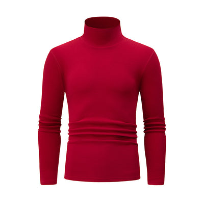 Polera Térmica de Cuello Alto para Hombre - Abrigo Versátil de Invierno - Image 9