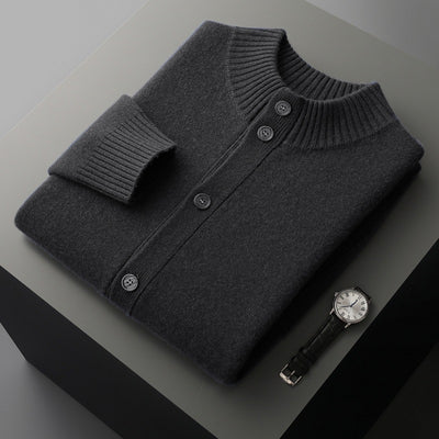Suéter Cuello Alto Corto Tejido Grueso para Hombre - Image 6